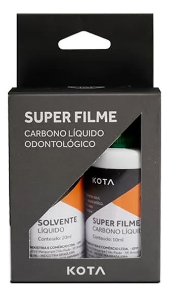 Kit Carbono Líquido Super Filme Azul 10 ml + Solvente 20 ml - Kota